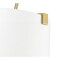 Z-Lite Weston Pendant, 5-Light, 18 In.W x 18 In.H, Modern Gold/White Linen 3501P18-MGLD - alternate 2